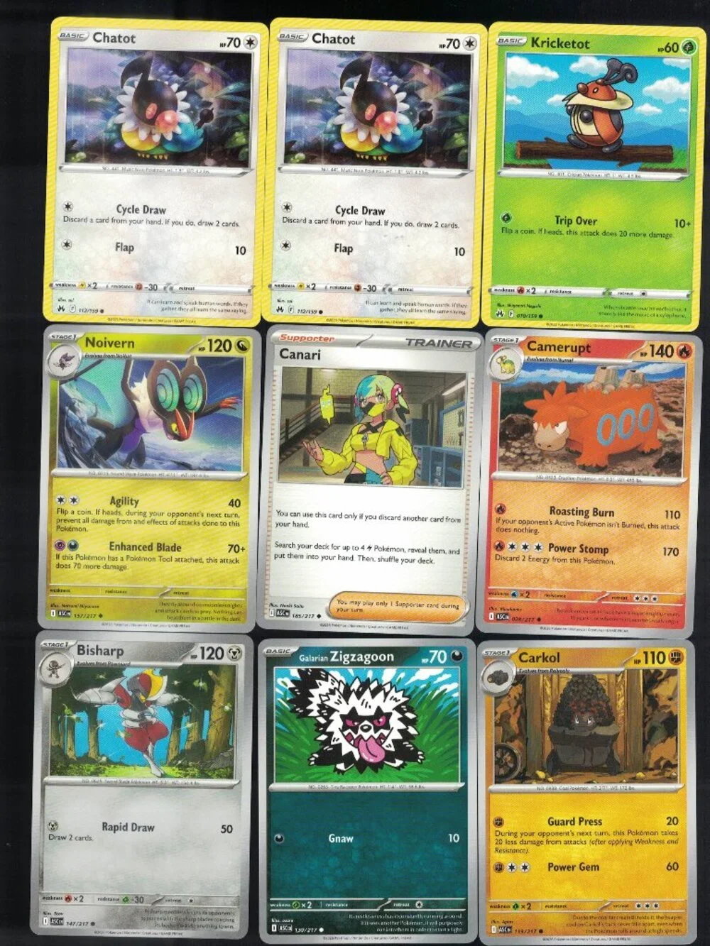 pokemon 2026 mix lot cards lot of 9